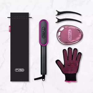 TYMO Ring 2-n-1 Blowout Comb Hair Straightener Styling Tool Set